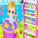 Baby bathing game for little kids - dress up game