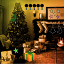 Christmas decorated room escape - christmas game