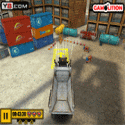 3D parking construction site - teherautós játék