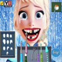 Elsa dentist care - lányos játék
