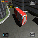3D fire fighter parking - teherautós játék